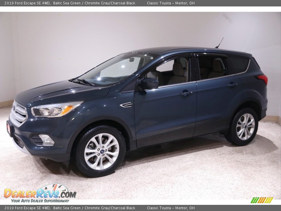 2019 Ford Escape SE 4WD Baltic Sea Green / Chromite Gray/Charcoal Black Photo #3
