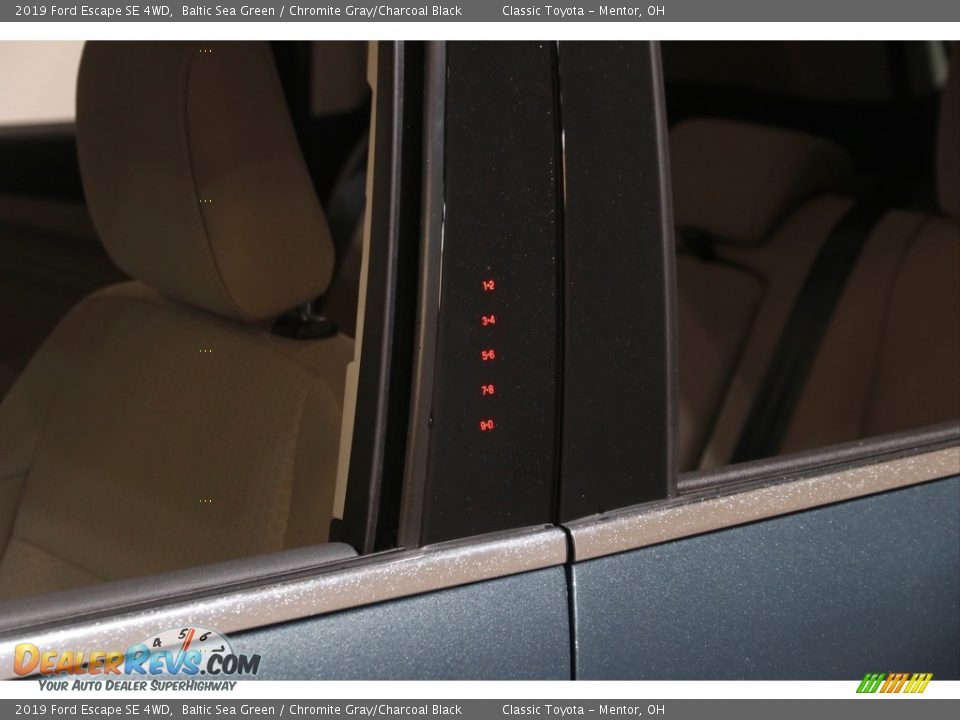 2019 Ford Escape SE 4WD Baltic Sea Green / Chromite Gray/Charcoal Black Photo #4