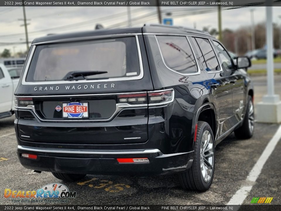 2022 Jeep Grand Wagoneer Series II 4x4 Diamond Black Crystal Pearl / Global Black Photo #3