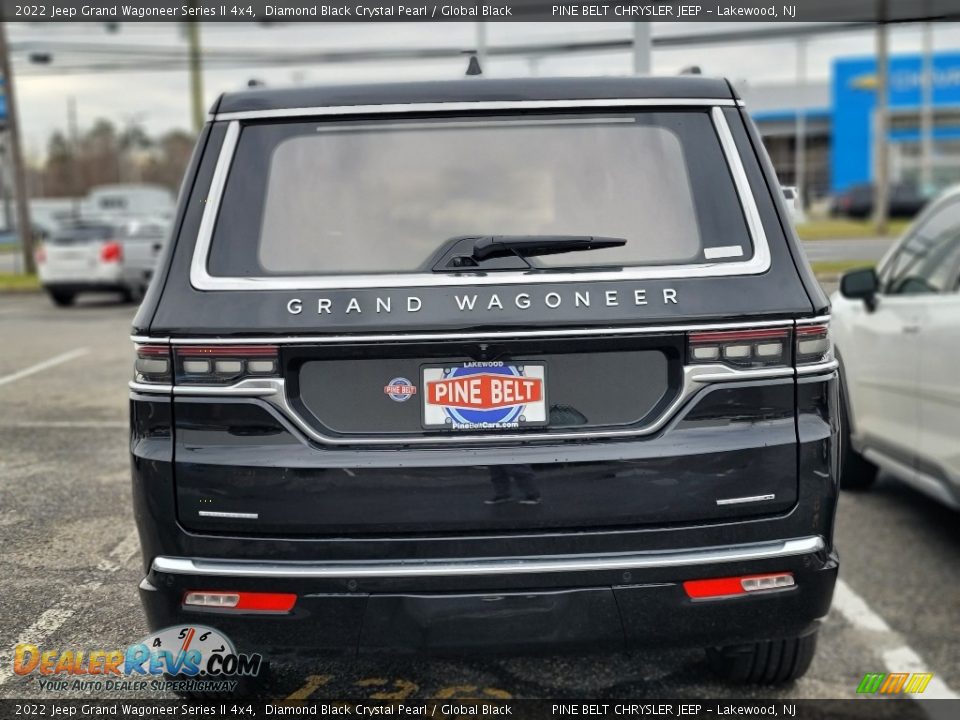 2022 Jeep Grand Wagoneer Series II 4x4 Diamond Black Crystal Pearl / Global Black Photo #4