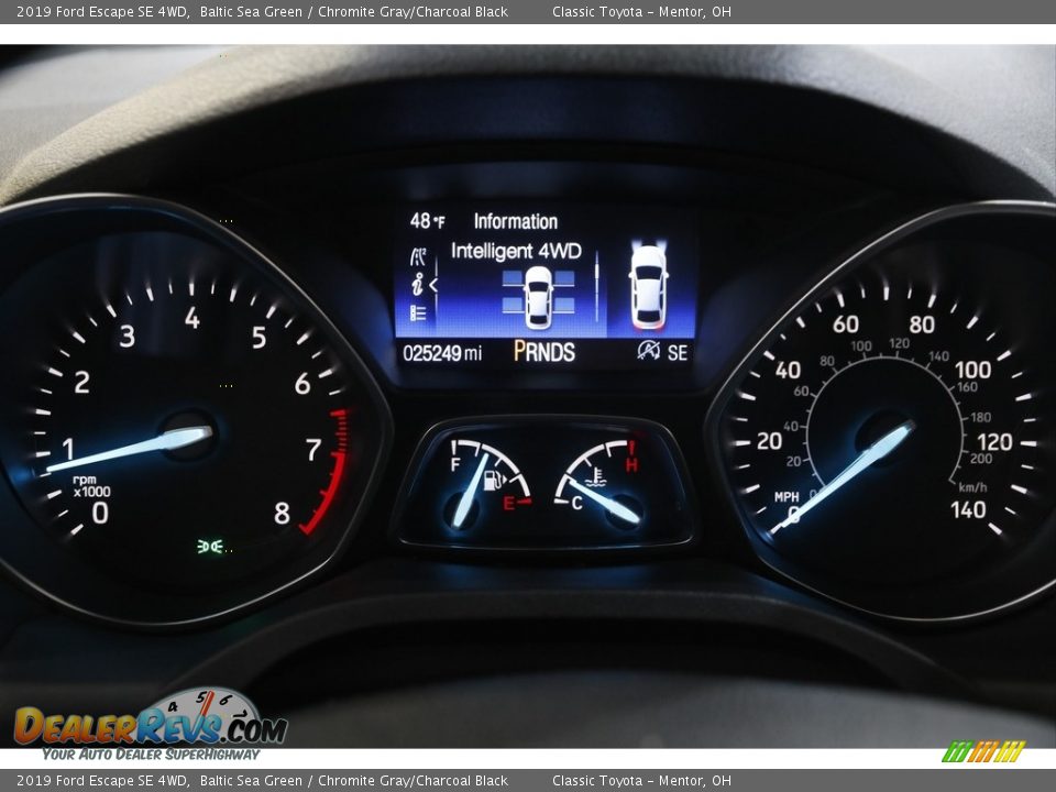 2019 Ford Escape SE 4WD Baltic Sea Green / Chromite Gray/Charcoal Black Photo #9