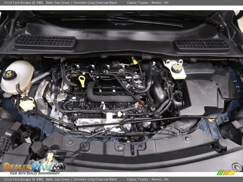 2019 Ford Escape SE 4WD Baltic Sea Green / Chromite Gray/Charcoal Black Photo #18