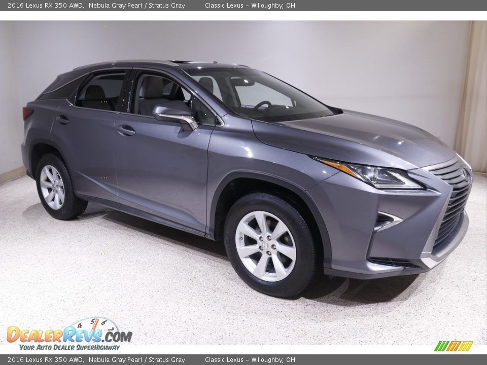 2016 Lexus RX 350 AWD Nebula Gray Pearl / Stratus Gray Photo #1