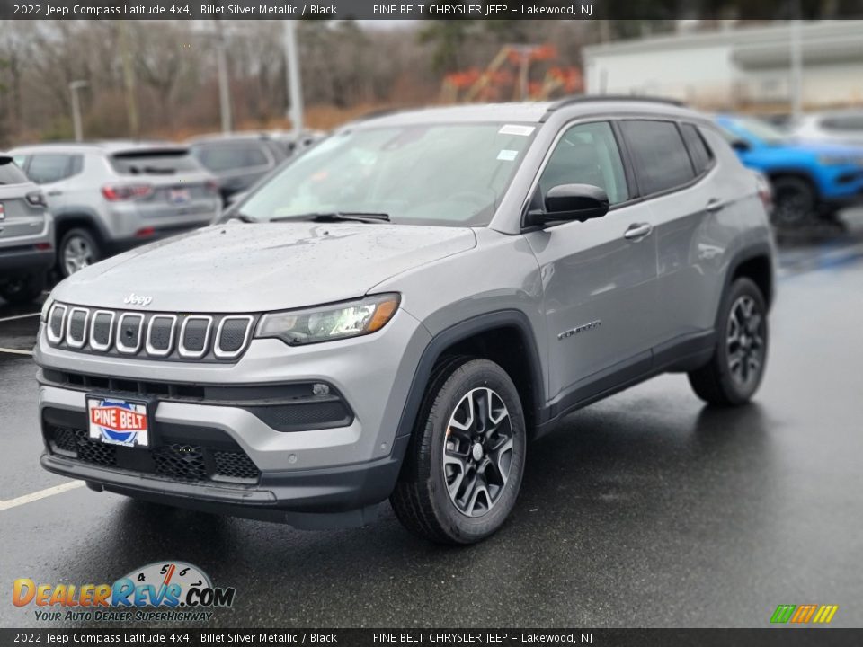 2022 Jeep Compass Latitude 4x4 Billet Silver Metallic / Black Photo #1