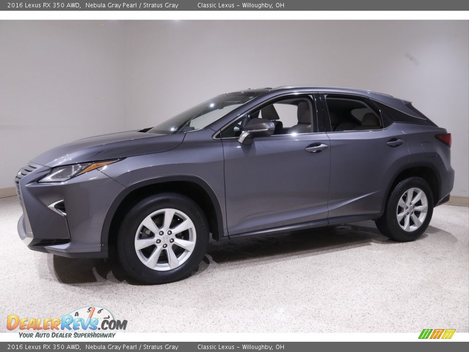 2016 Lexus RX 350 AWD Nebula Gray Pearl / Stratus Gray Photo #3