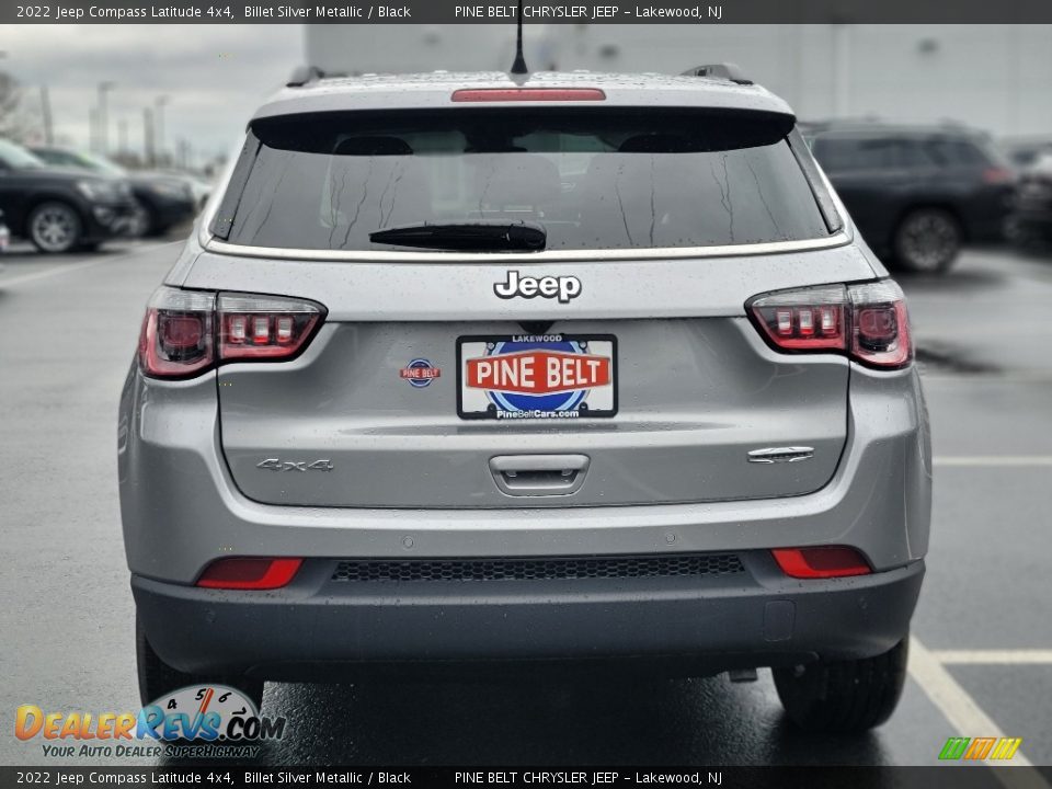 2022 Jeep Compass Latitude 4x4 Billet Silver Metallic / Black Photo #4
