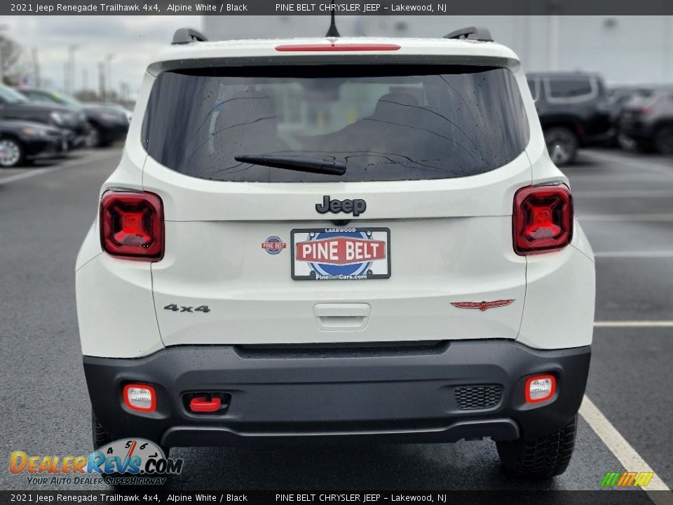 2021 Jeep Renegade Trailhawk 4x4 Alpine White / Black Photo #5