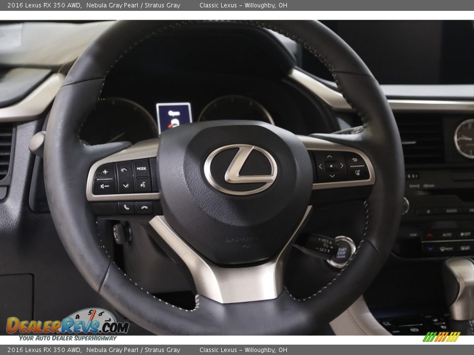 2016 Lexus RX 350 AWD Nebula Gray Pearl / Stratus Gray Photo #7