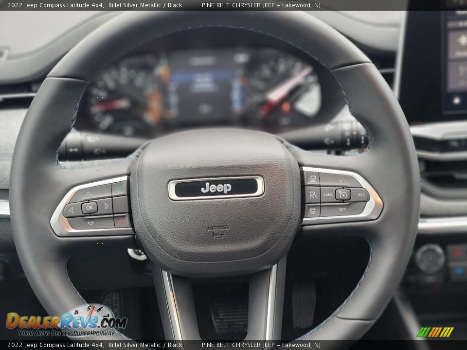 2022 Jeep Compass Latitude 4x4 Billet Silver Metallic / Black Photo #8