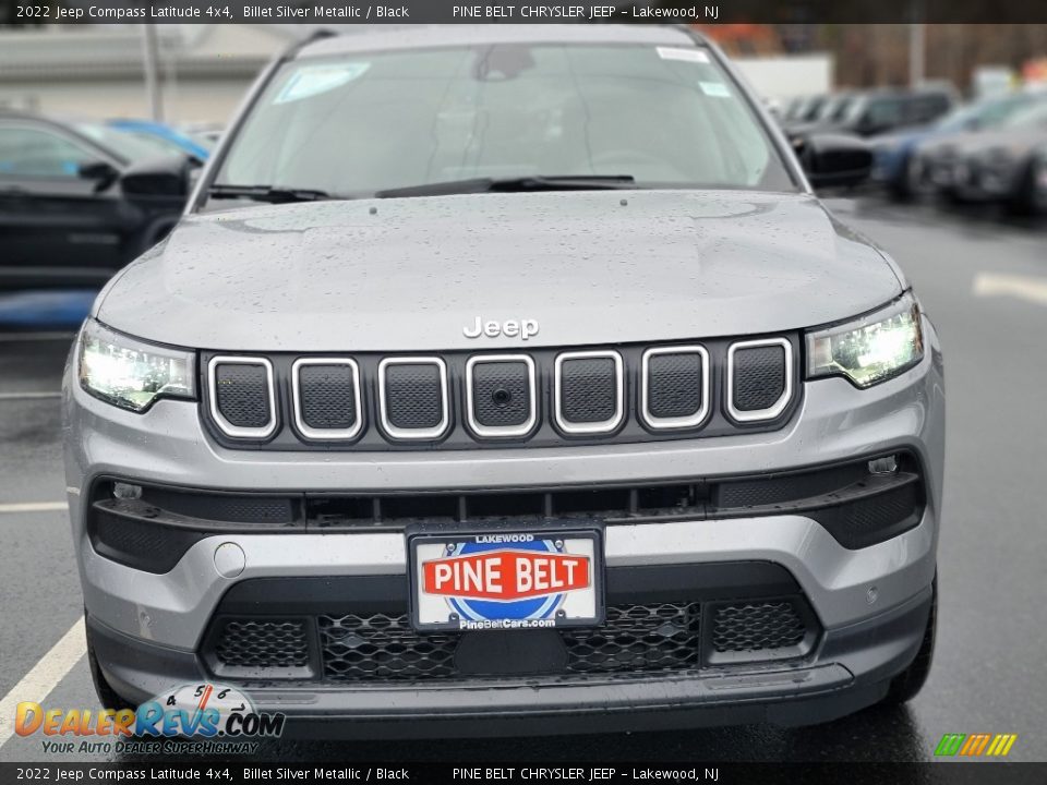 2022 Jeep Compass Latitude 4x4 Billet Silver Metallic / Black Photo #10