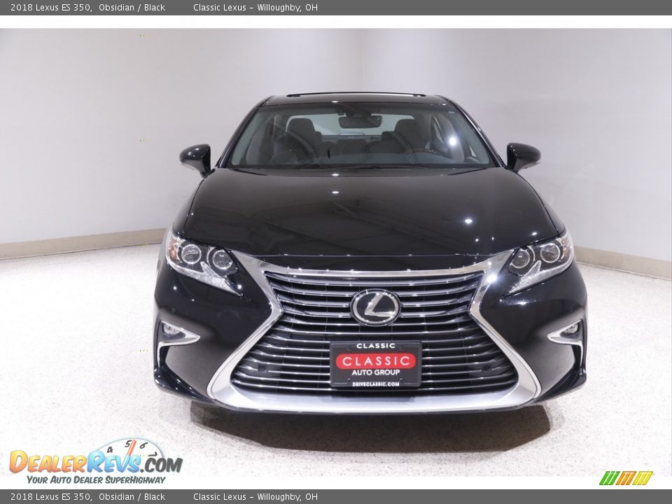 2018 Lexus ES 350 Obsidian / Black Photo #2