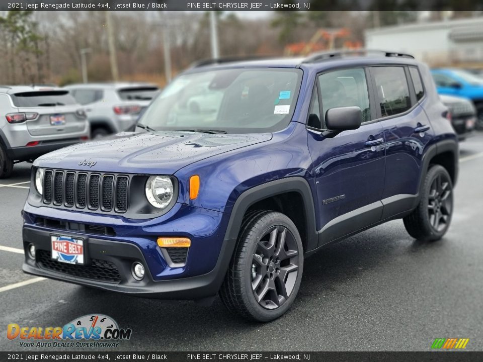 2021 Jeep Renegade Latitude 4x4 Jetset Blue / Black Photo #1