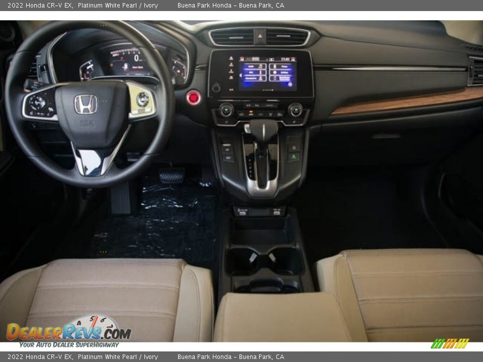 2022 Honda CR-V EX Platinum White Pearl / Ivory Photo #15