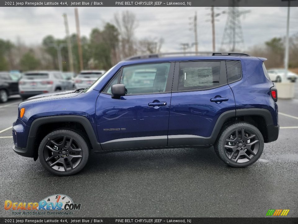 2021 Jeep Renegade Latitude 4x4 Jetset Blue / Black Photo #3