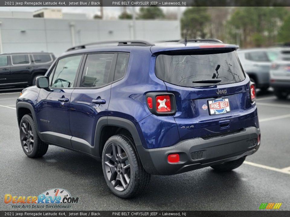 2021 Jeep Renegade Latitude 4x4 Jetset Blue / Black Photo #4