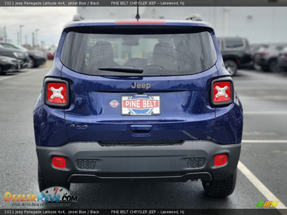 2021 Jeep Renegade Latitude 4x4 Jetset Blue / Black Photo #5