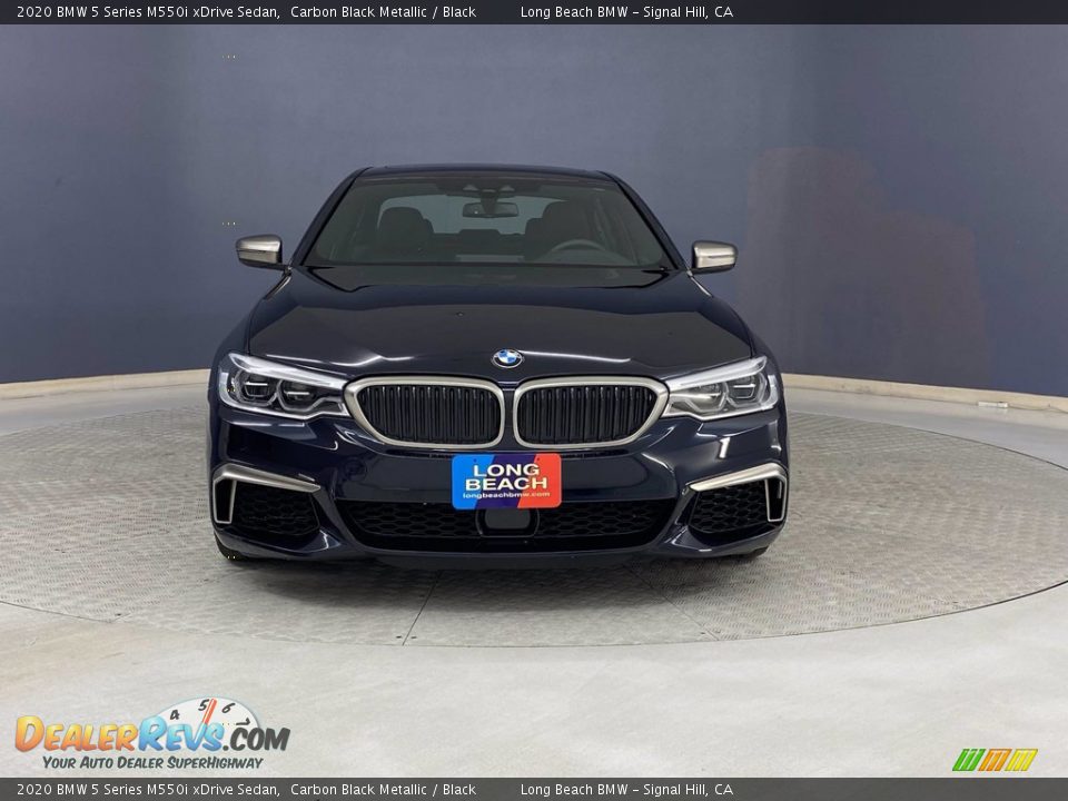 2020 BMW 5 Series M550i xDrive Sedan Carbon Black Metallic / Black Photo #2