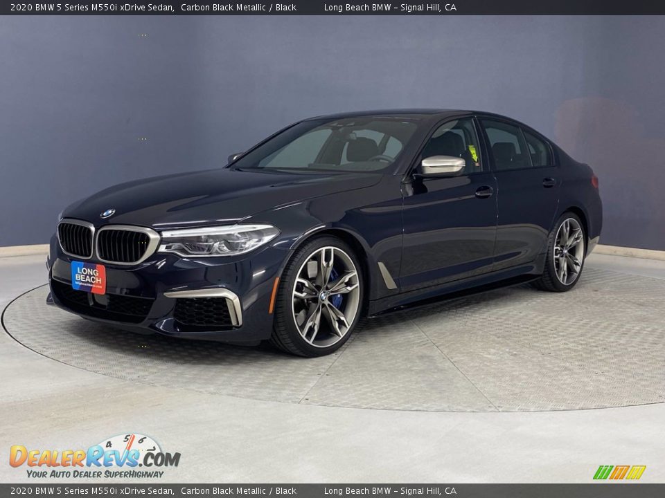 Carbon Black Metallic 2020 BMW 5 Series M550i xDrive Sedan Photo #3