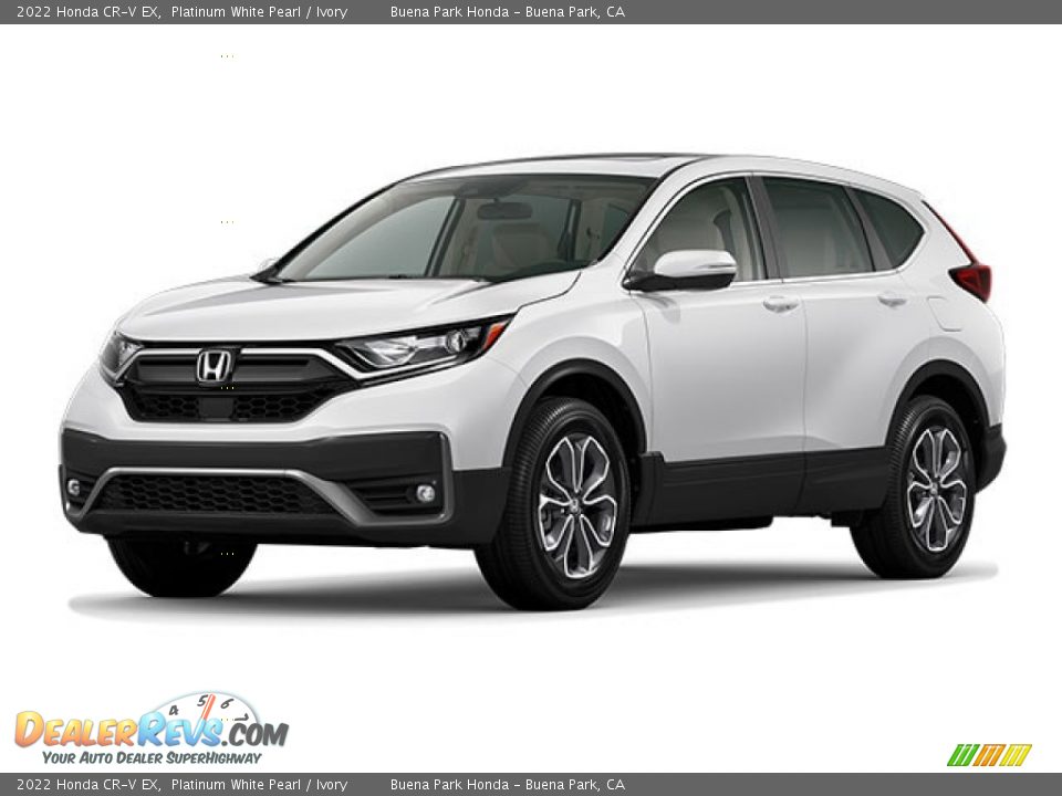 2022 Honda CR-V EX Platinum White Pearl / Ivory Photo #36