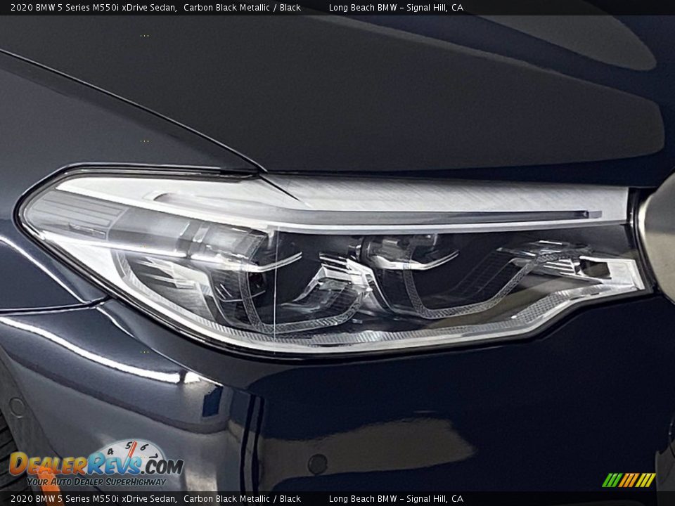 2020 BMW 5 Series M550i xDrive Sedan Carbon Black Metallic / Black Photo #6