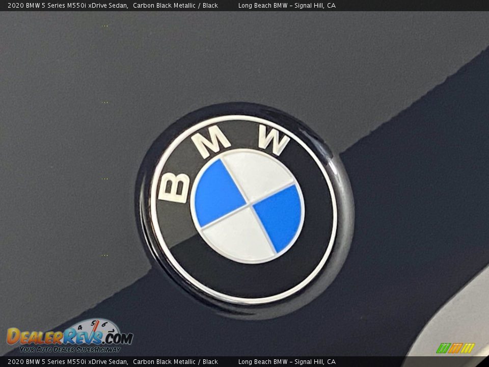 2020 BMW 5 Series M550i xDrive Sedan Carbon Black Metallic / Black Photo #7