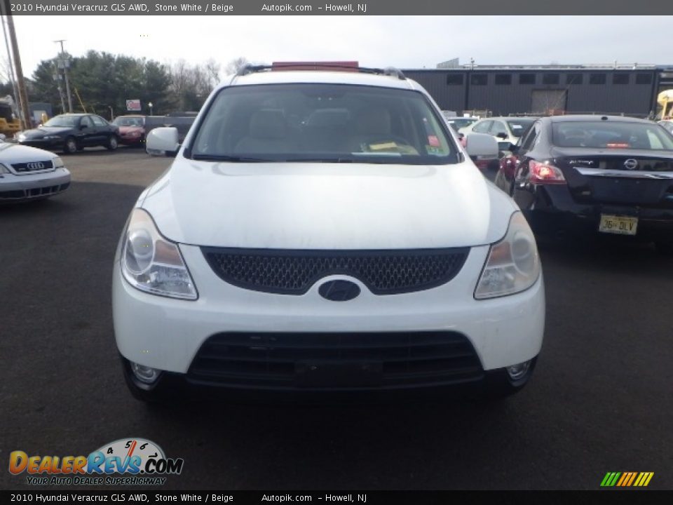 2010 Hyundai Veracruz GLS AWD Stone White / Beige Photo #2