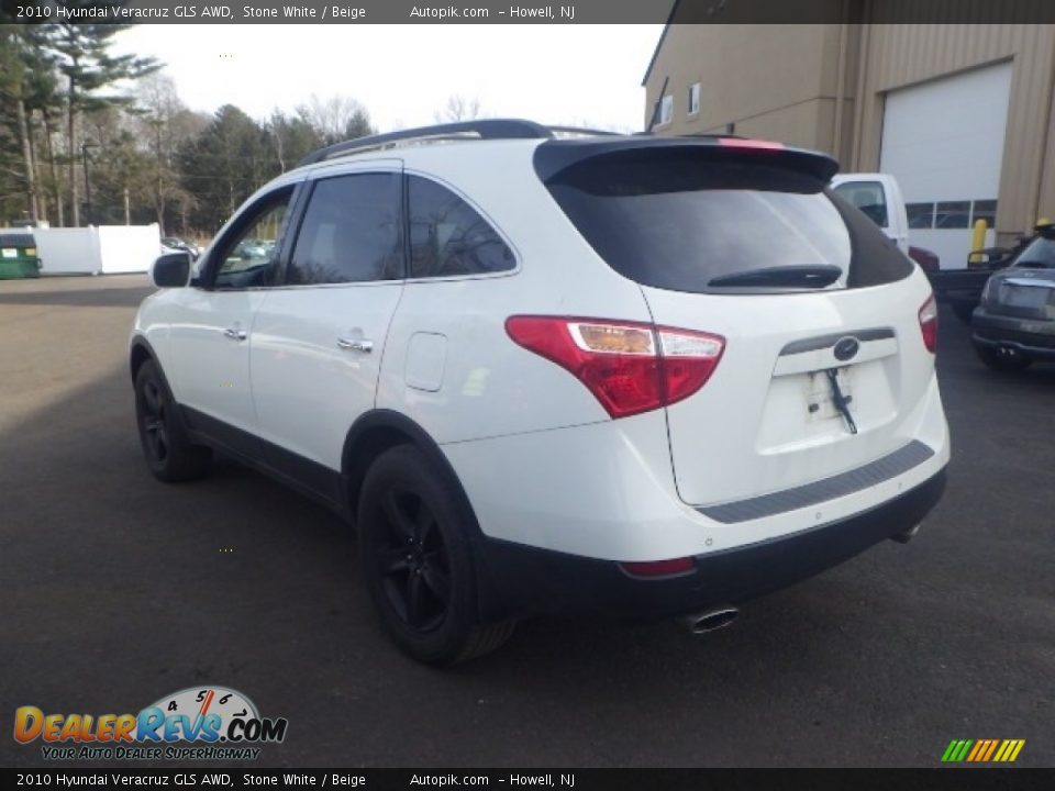 2010 Hyundai Veracruz GLS AWD Stone White / Beige Photo #4