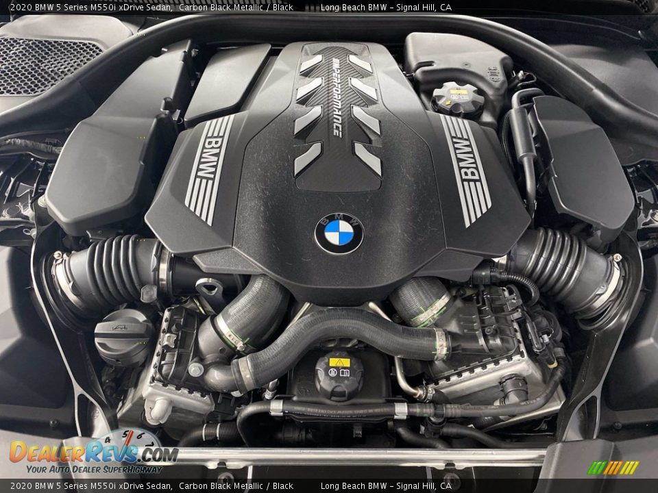2020 BMW 5 Series M550i xDrive Sedan 4.4 Liter DI TwinPower Turbocharged DOHC 32-Valve VVT V8 Engine Photo #11