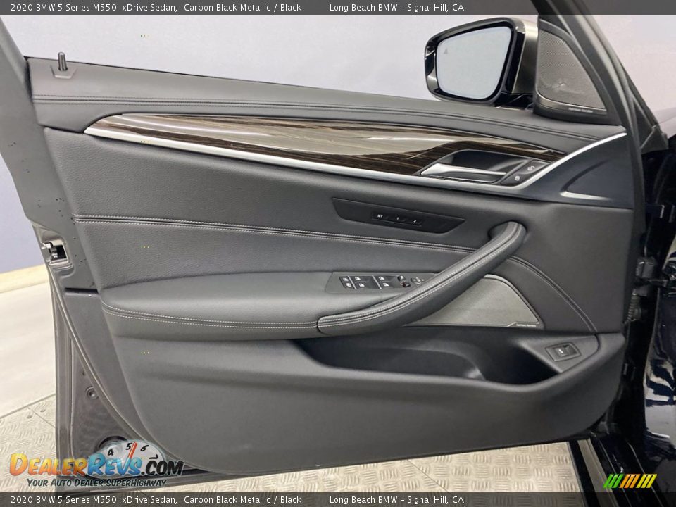 2020 BMW 5 Series M550i xDrive Sedan Carbon Black Metallic / Black Photo #12