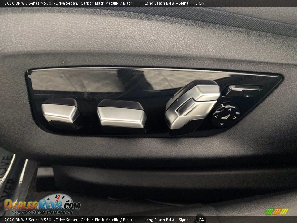 2020 BMW 5 Series M550i xDrive Sedan Carbon Black Metallic / Black Photo #14