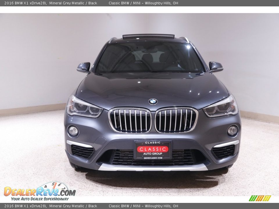 2016 BMW X1 xDrive28i Mineral Grey Metallic / Black Photo #2