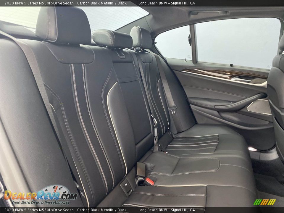 2020 BMW 5 Series M550i xDrive Sedan Carbon Black Metallic / Black Photo #33
