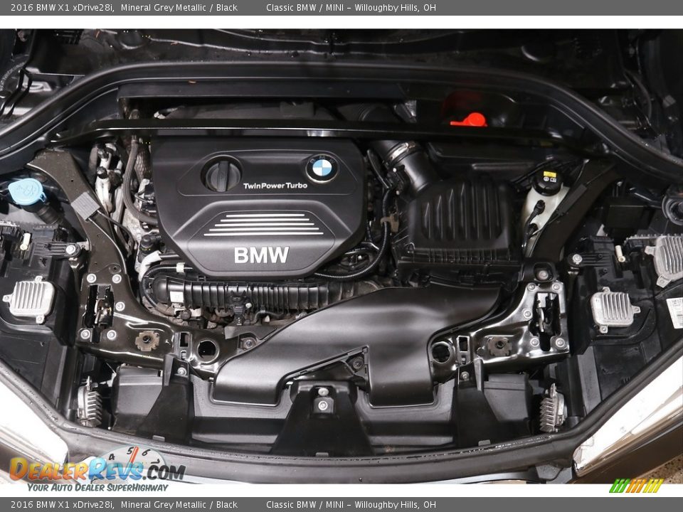 2016 BMW X1 xDrive28i Mineral Grey Metallic / Black Photo #20