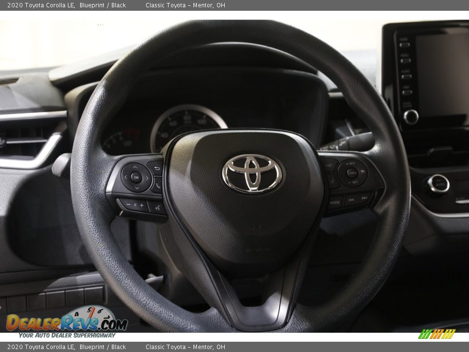2020 Toyota Corolla LE Blueprint / Black Photo #7