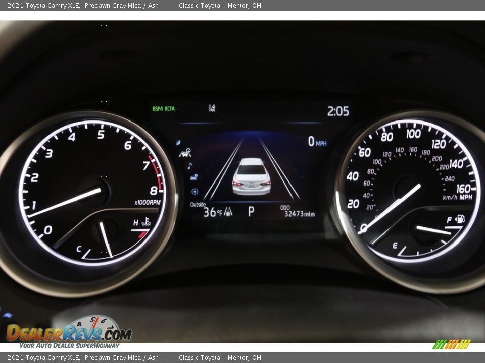 2021 Toyota Camry XLE Gauges Photo #8