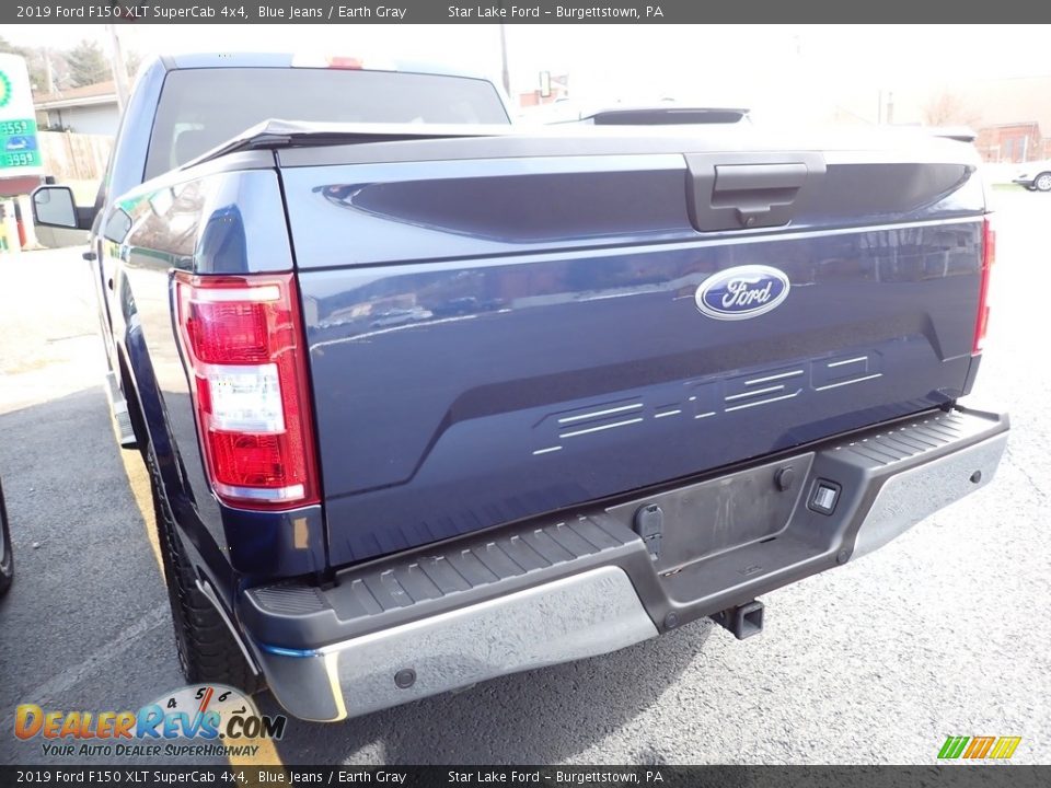 2019 Ford F150 XLT SuperCab 4x4 Blue Jeans / Earth Gray Photo #2