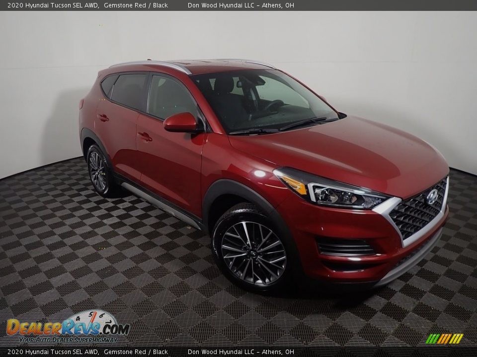 2020 Hyundai Tucson SEL AWD Gemstone Red / Black Photo #4