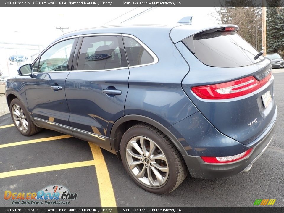 2018 Lincoln MKC Select AWD Blue Diamond Metallic / Ebony Photo #2