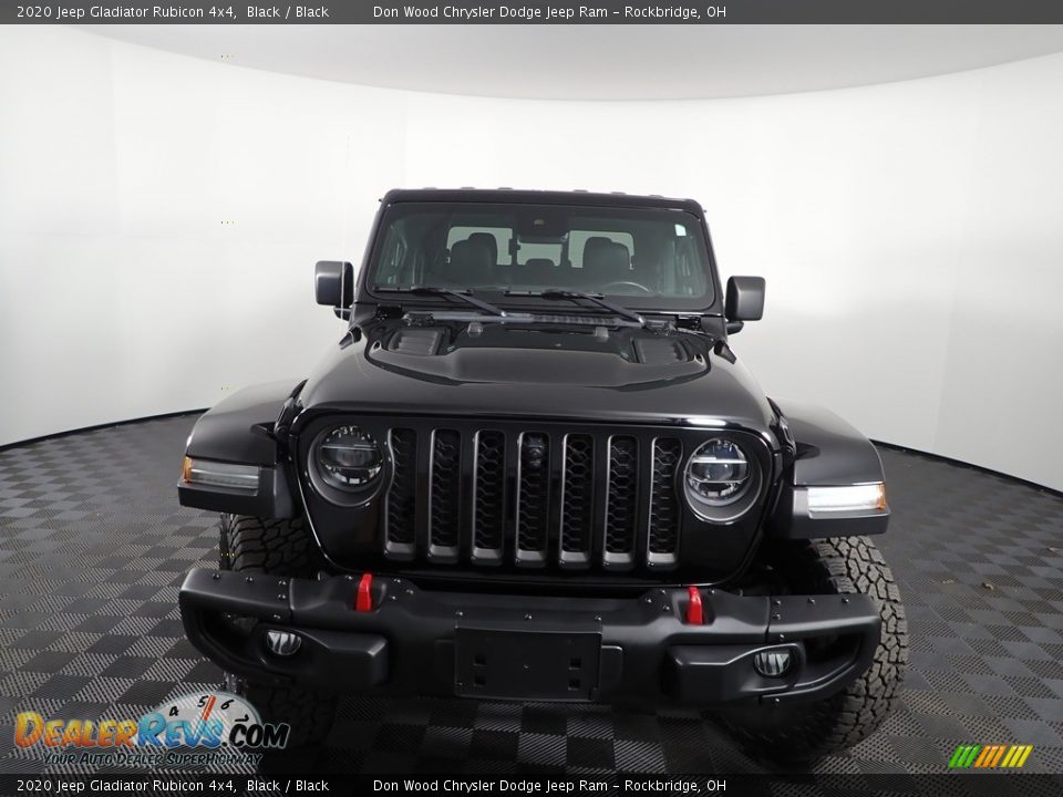 2020 Jeep Gladiator Rubicon 4x4 Black / Black Photo #9