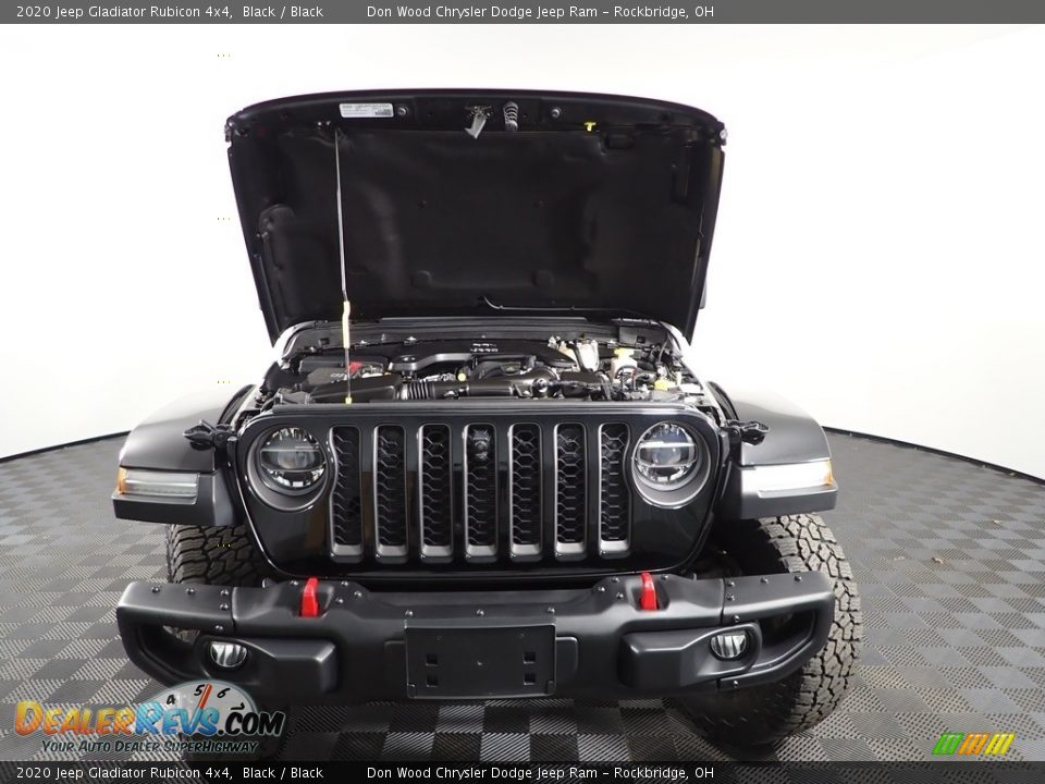 2020 Jeep Gladiator Rubicon 4x4 Black / Black Photo #10