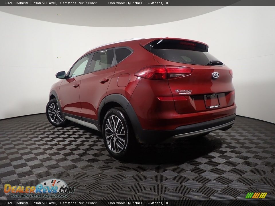 2020 Hyundai Tucson SEL AWD Gemstone Red / Black Photo #12