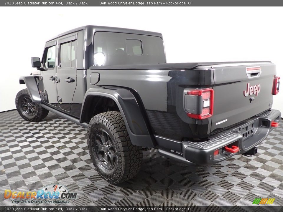 2020 Jeep Gladiator Rubicon 4x4 Black / Black Photo #14