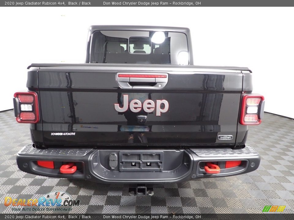 2020 Jeep Gladiator Rubicon 4x4 Black / Black Photo #15