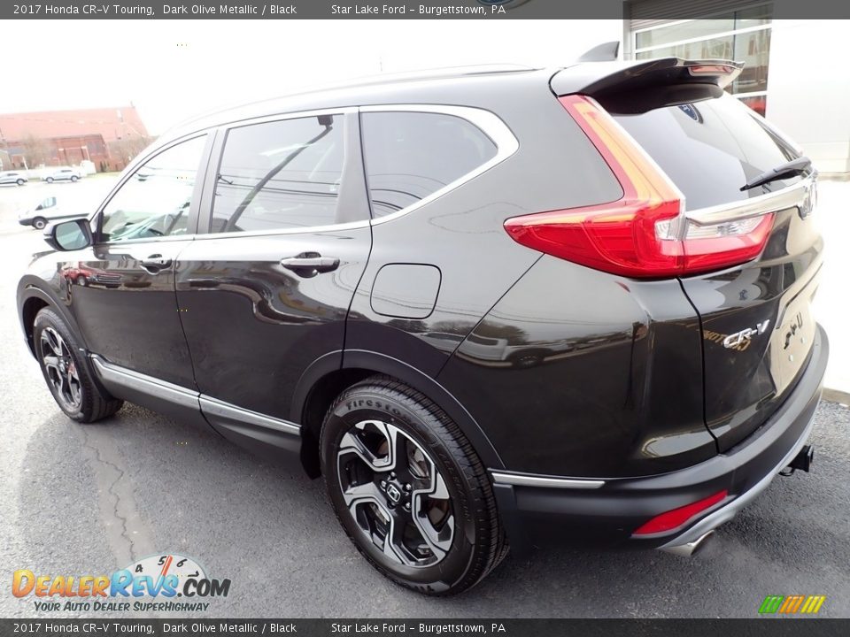 2017 Honda CR-V Touring Dark Olive Metallic / Black Photo #3