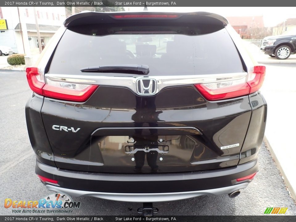 2017 Honda CR-V Touring Dark Olive Metallic / Black Photo #4