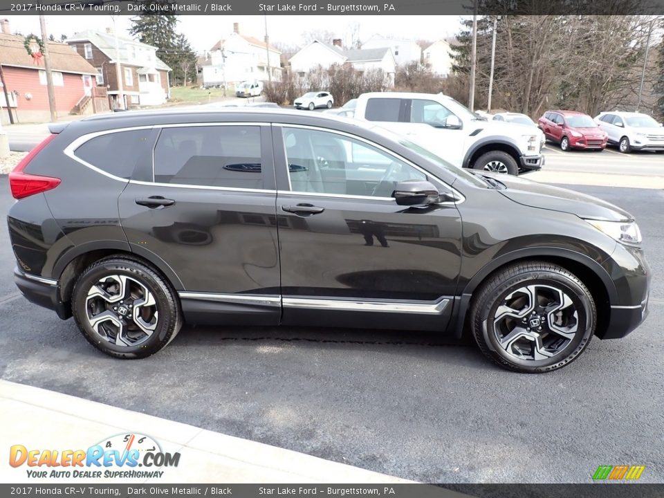 2017 Honda CR-V Touring Dark Olive Metallic / Black Photo #7