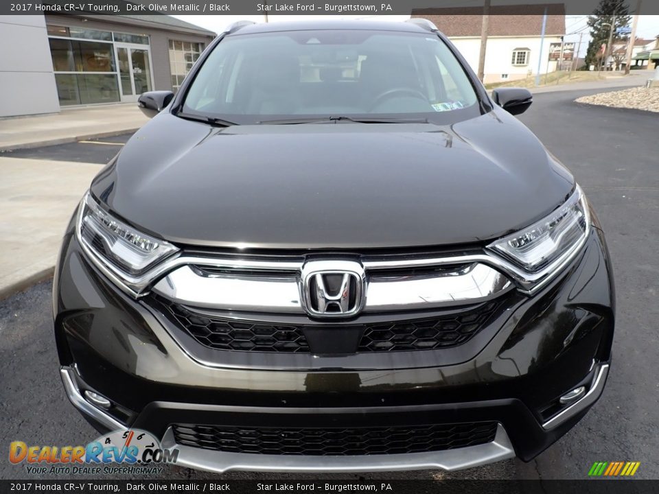 2017 Honda CR-V Touring Dark Olive Metallic / Black Photo #9