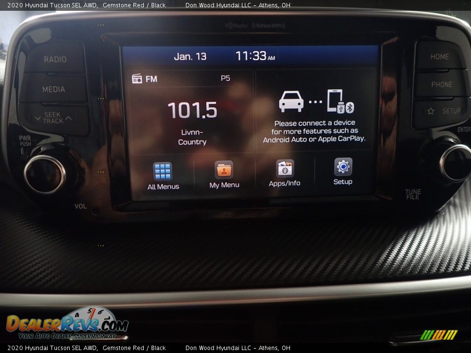 2020 Hyundai Tucson SEL AWD Gemstone Red / Black Photo #27