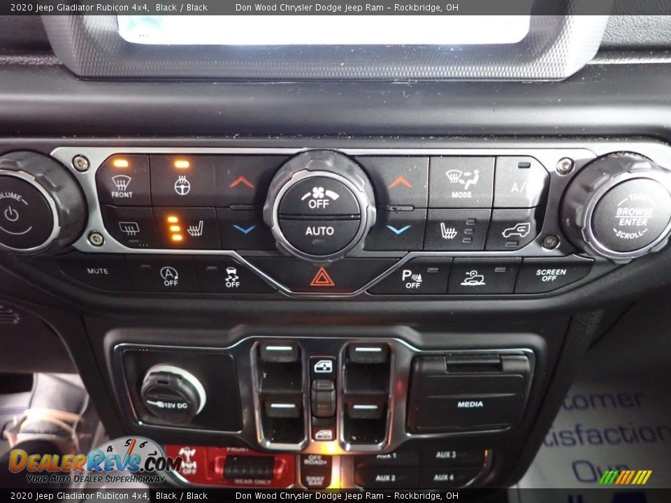 2020 Jeep Gladiator Rubicon 4x4 Black / Black Photo #26