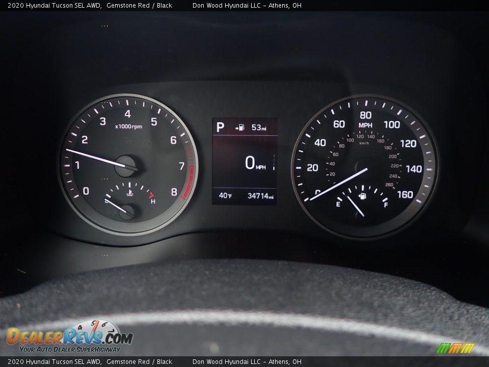 2020 Hyundai Tucson SEL AWD Gemstone Red / Black Photo #29